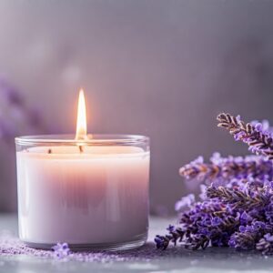 Αρωματικό Κερί Σόγιας – Λεβάντα Βανίλια