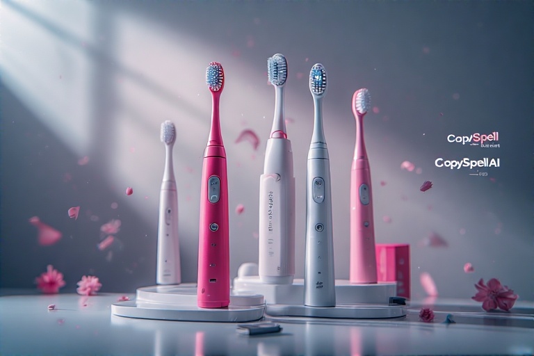 Ηλεκτρική οδοντόβουρτσα με 3 ρυθμίσεις και επαναφορτιζόμενη μπαταρία.